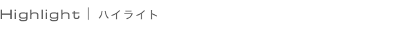 Highlight｜ハイライト